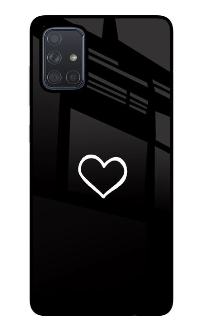Heart Samsung A71 Back Cover