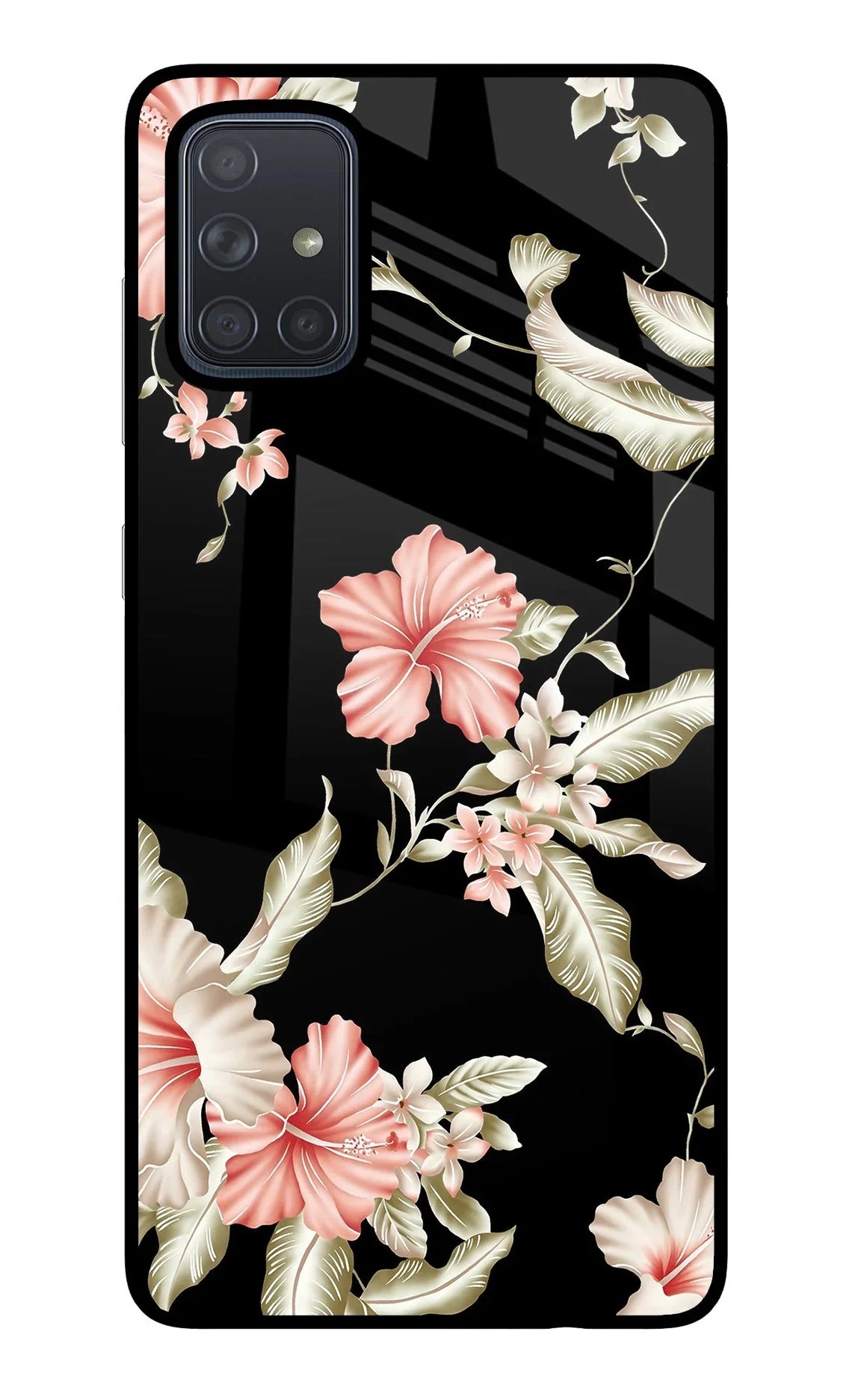 Flowers Samsung A71 Back Cover