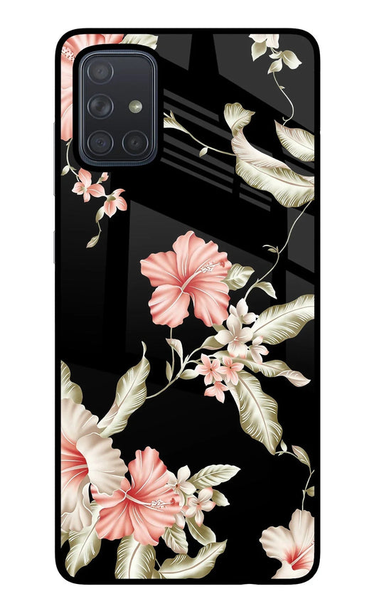 Flowers Samsung A71 Back Cover