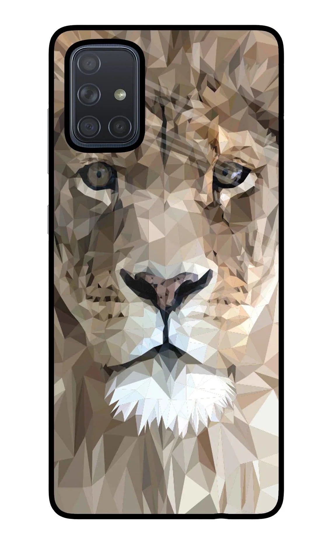 Lion Art Samsung A71 Back Cover