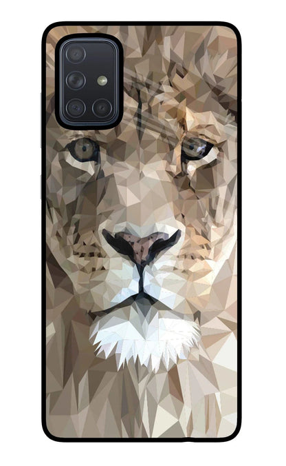 Lion Art Samsung A71 Back Cover