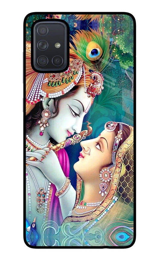 Lord Radha Krishna Samsung A71 Back Cover