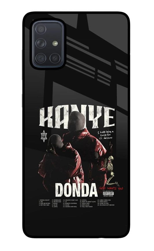 Donda Kanye West Samsung A71 Glass Case