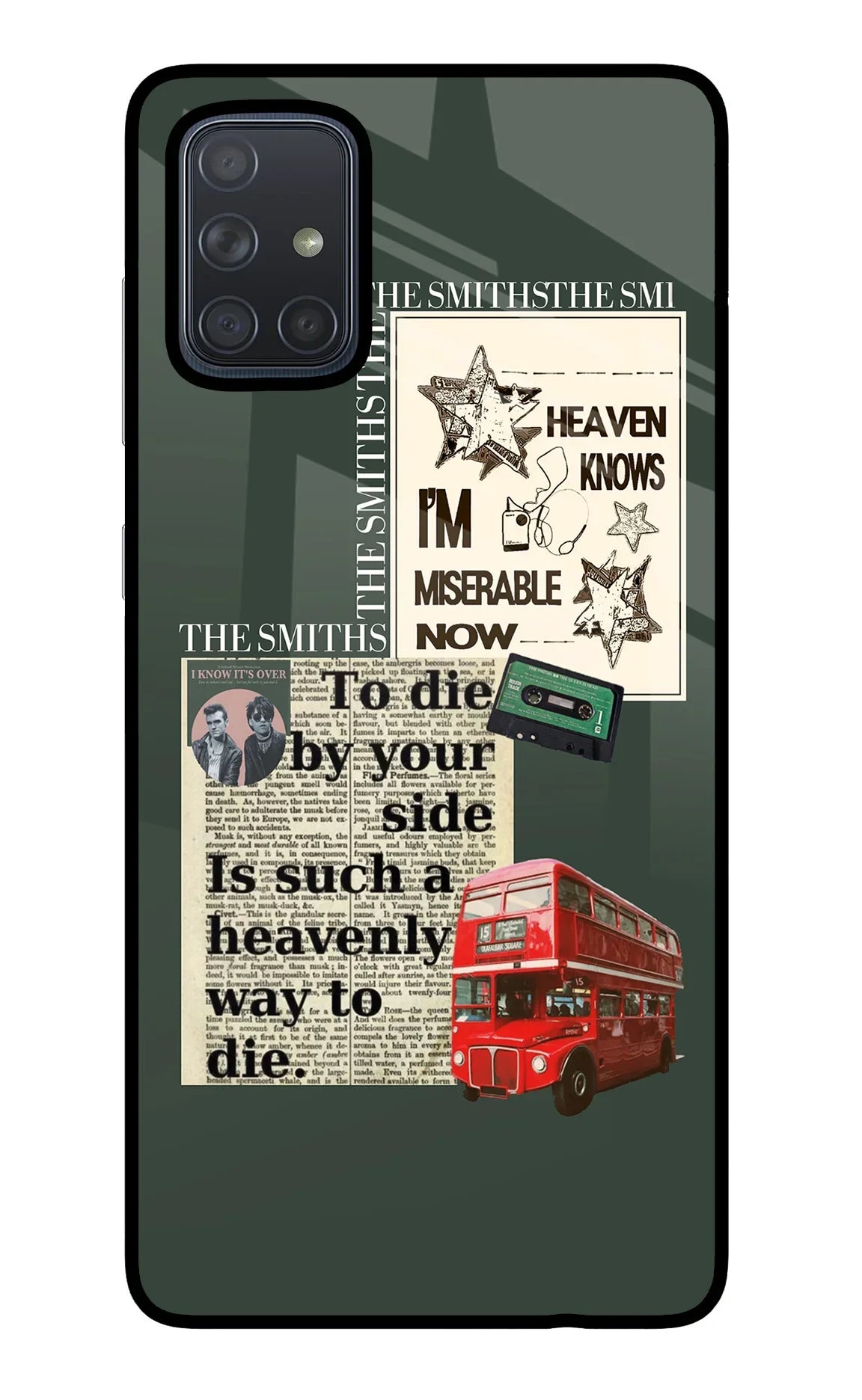 The Smiths Samsung A71 Glass Case