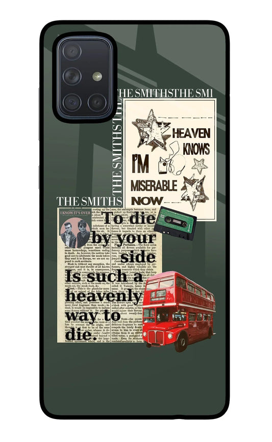 The Smiths Samsung A71 Glass Case