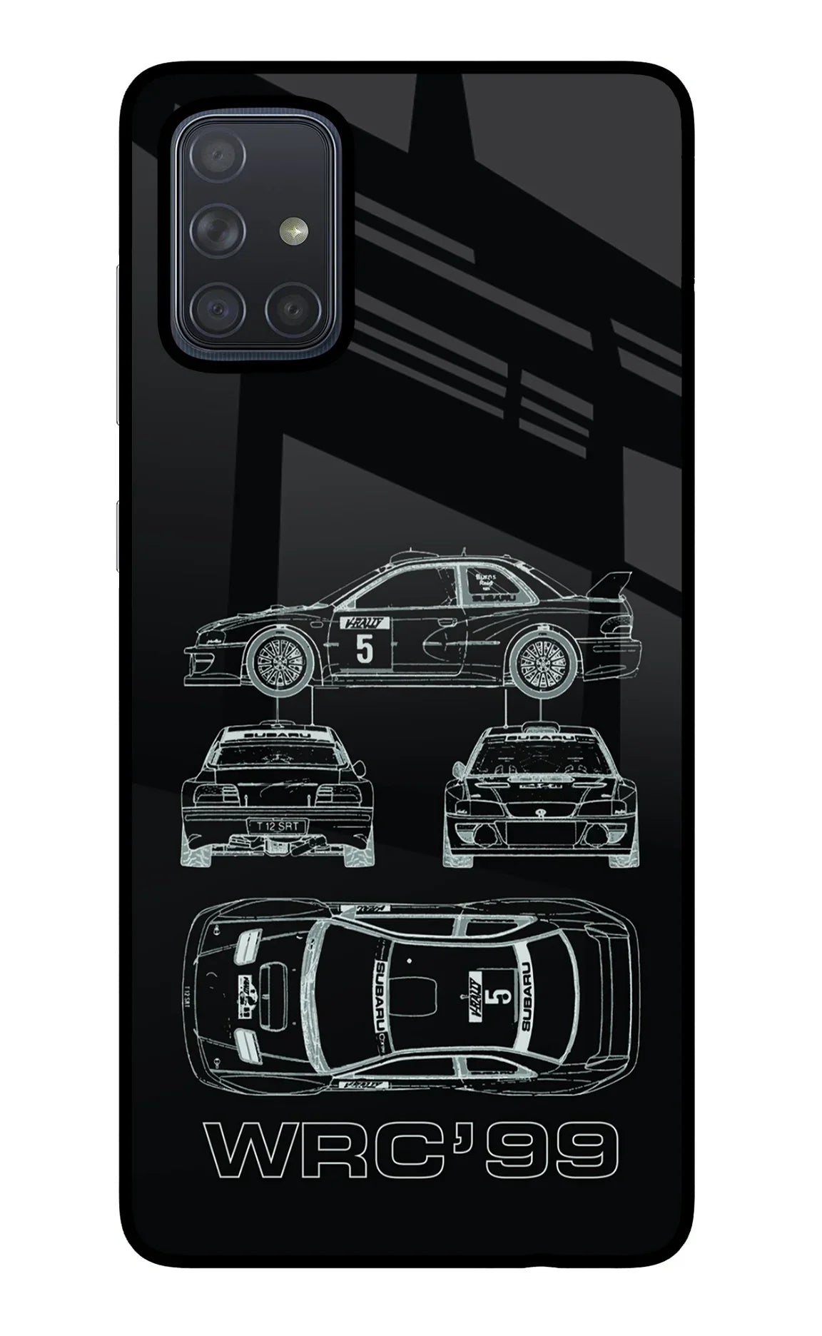 WRC'99 Samsung A71 Glass Case