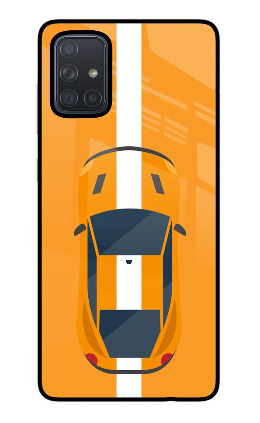 Highway Pursuit Samsung A71 Glass Case