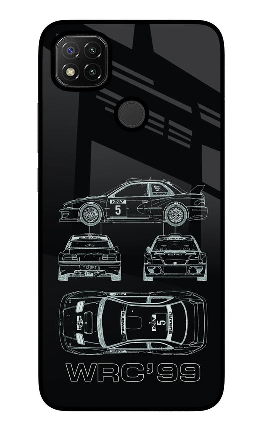WRC'99 Redmi 9 Glass Case