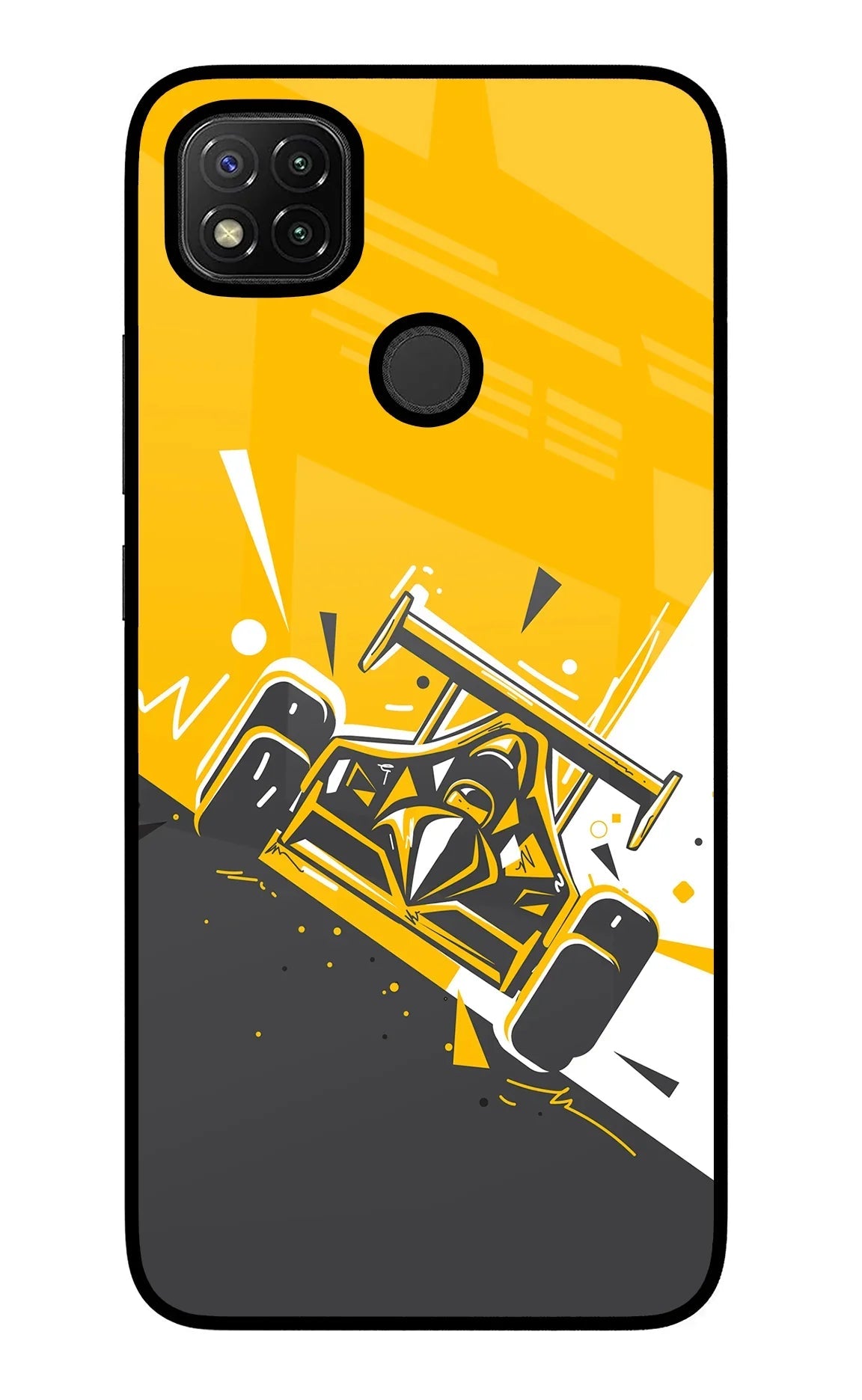 Track King Redmi 9 Glass Case