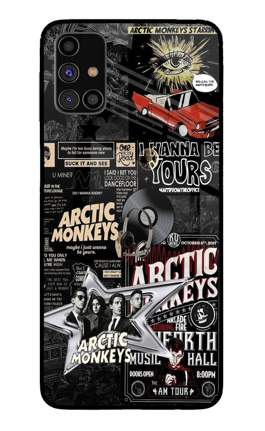 Arctic Monkeys Samsung M31s Glass Case