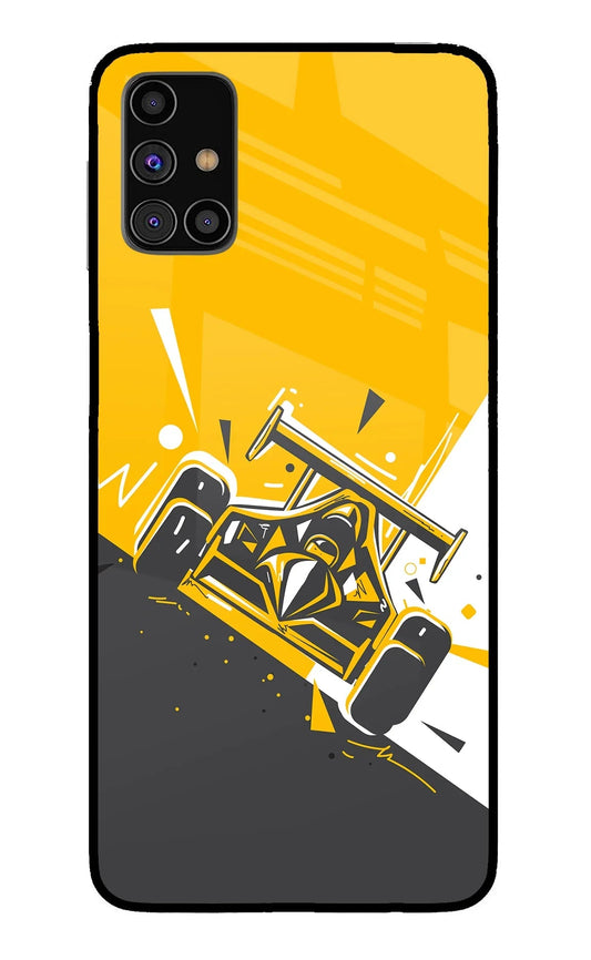 Track King Samsung M31s Glass Case
