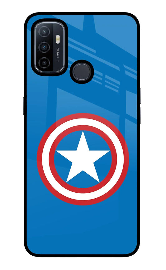 Captain America Logo Oppo A53 2020 Back Cover