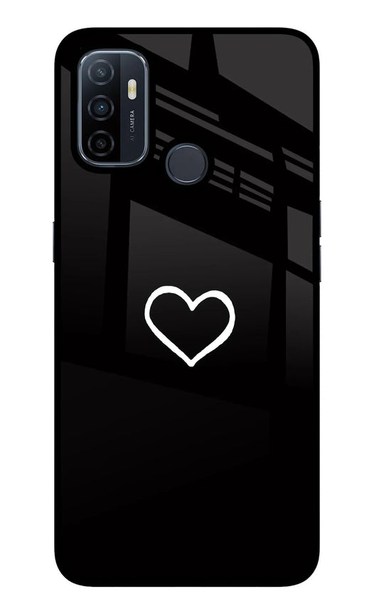 Heart Oppo A53 2020 Back Cover