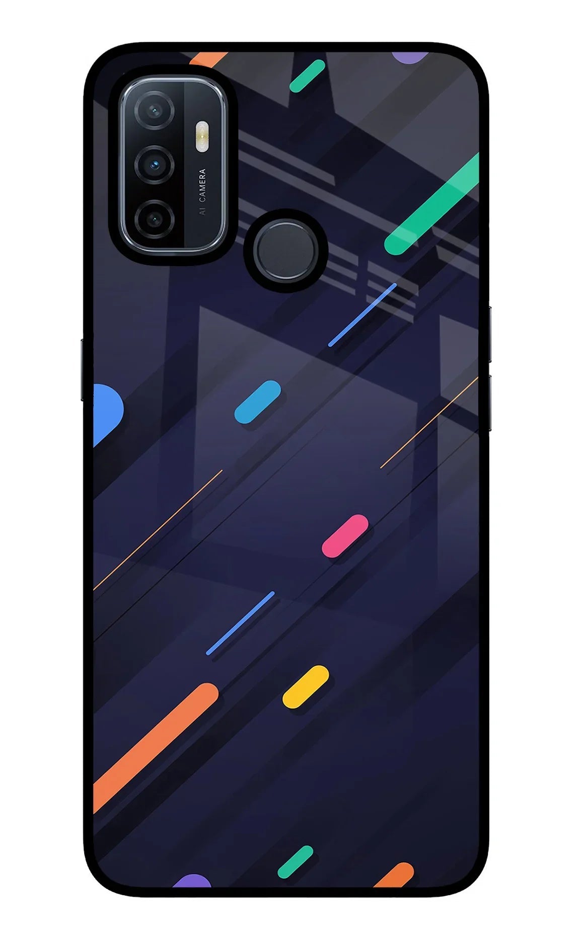 Abstract Design Oppo A53 Back Cover