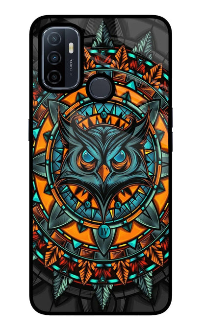 Angry Owl Art Oppo A53 2020 Back Cover