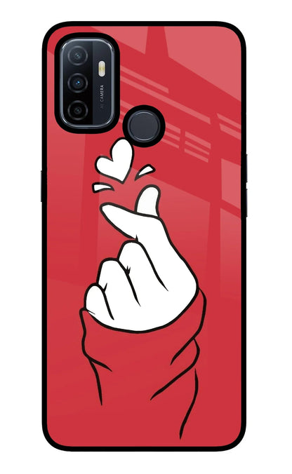 Korean Love Sign Oppo A53 2020 Back Cover