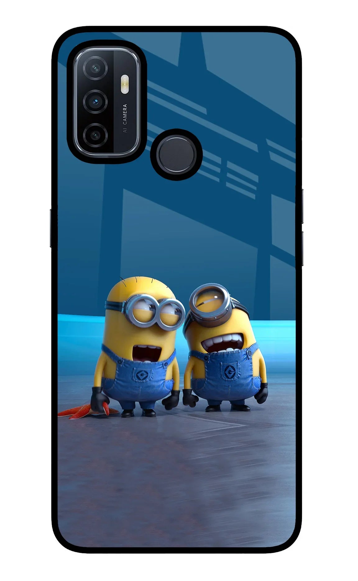 Minion Laughing Oppo A53 2020 Back Cover