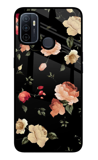 Flowers Oppo A53 2020 Back Cover