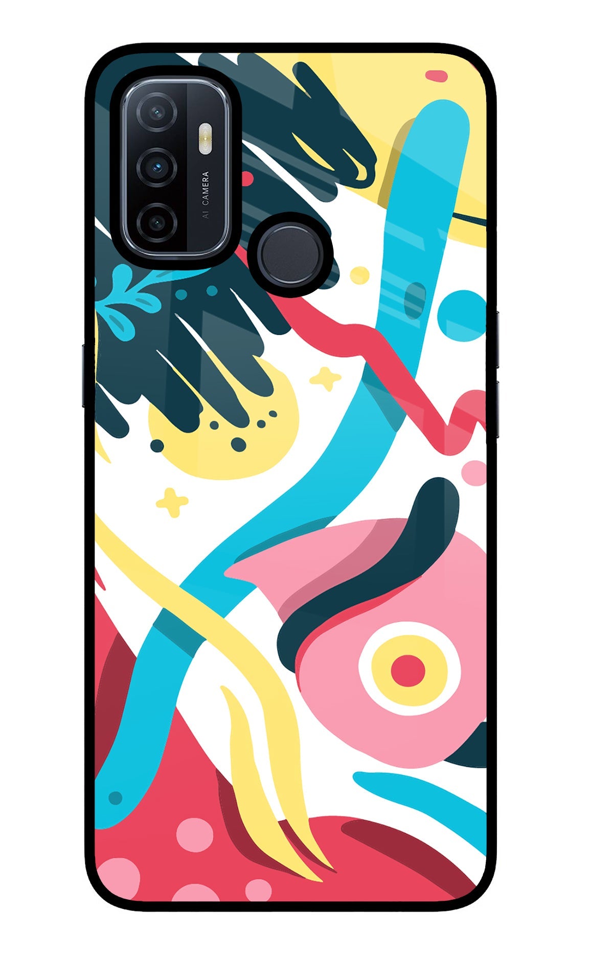 Trippy Oppo A53 2020 Glass Case