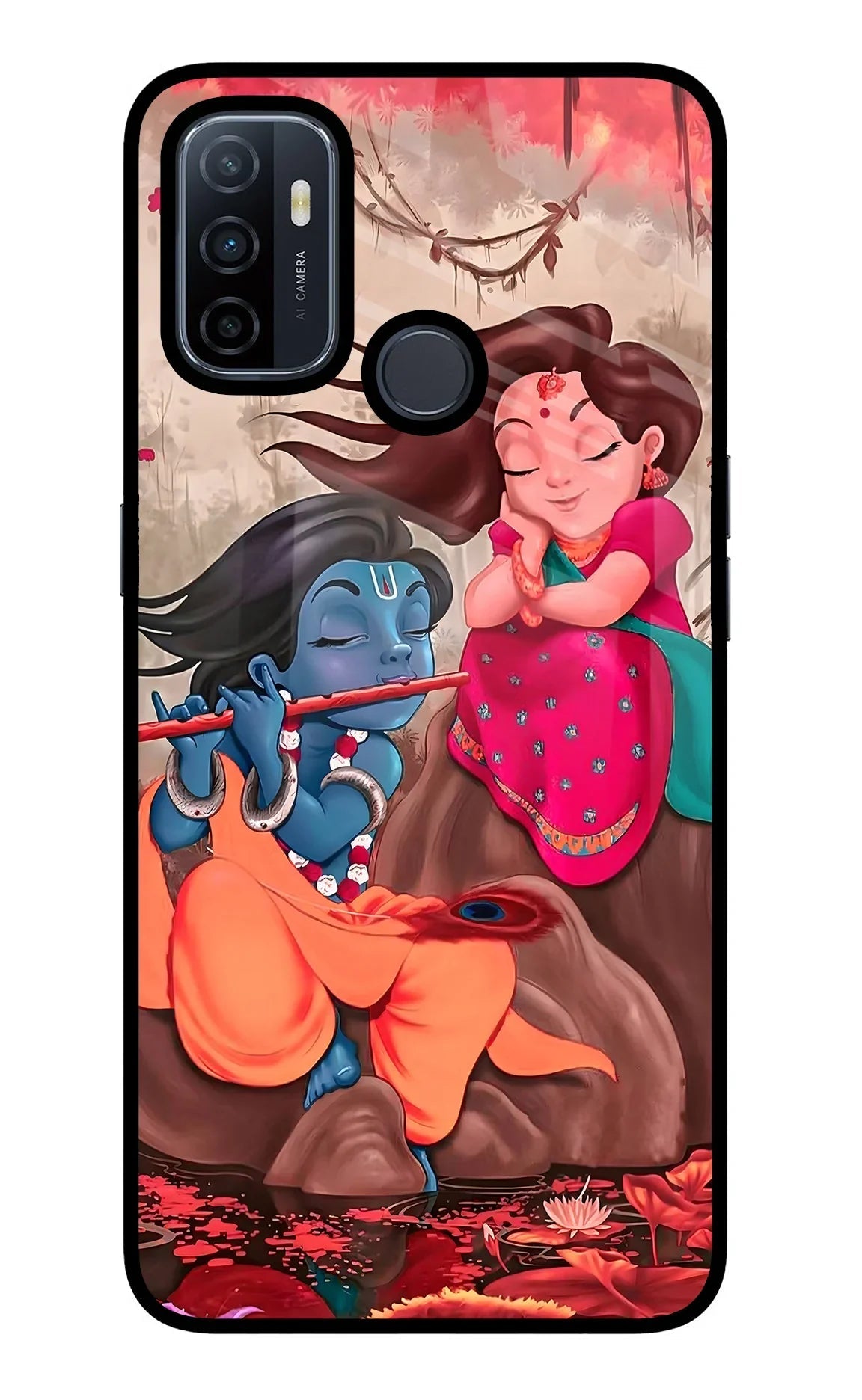 Radhe Krishna Oppo A53 2020 Back Cover