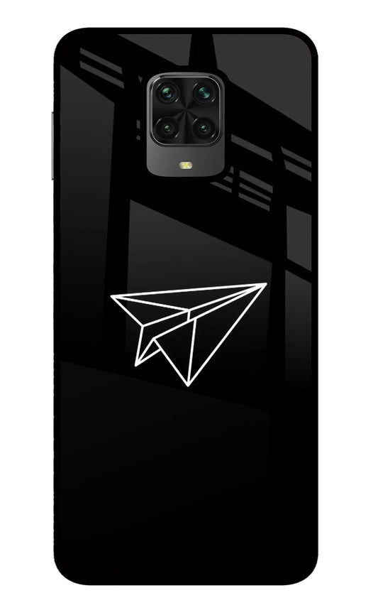 Paper Plane White Poco M2 Pro Back Cover