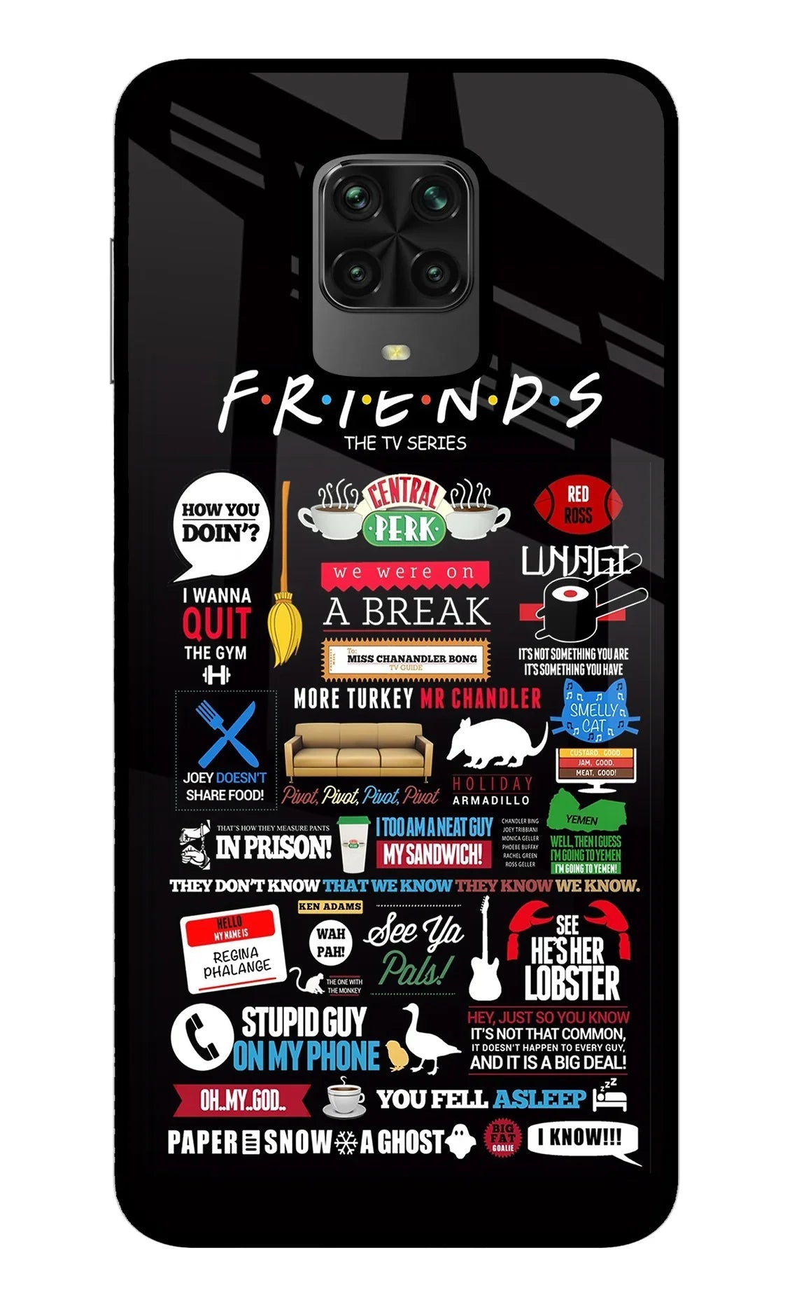 FRIENDS Poco M2 Pro Back Cover
