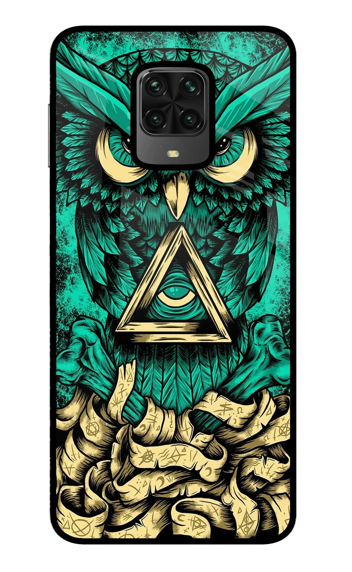 Green Owl Poco M2 Pro Back Cover