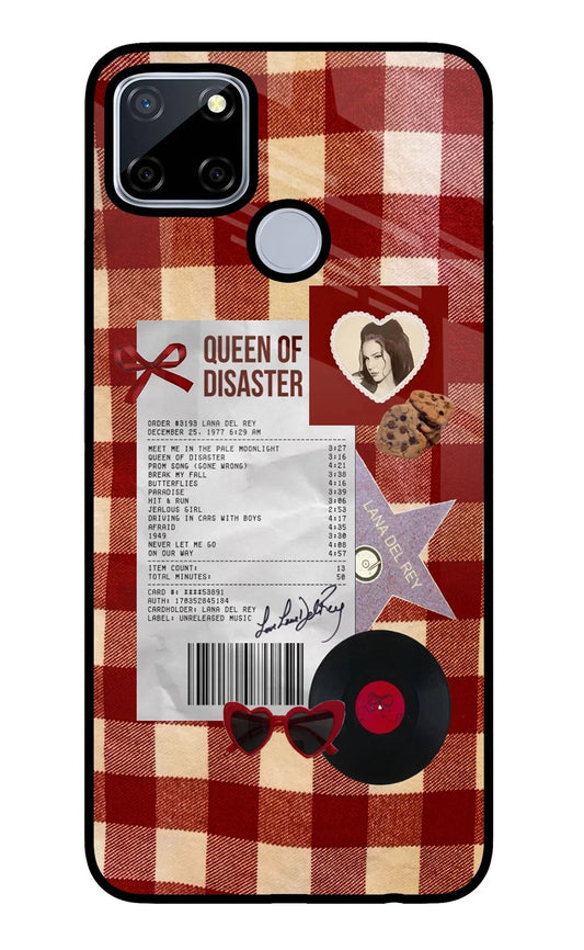 Queen of Disaster Realme C12/Narzo 20 Glass Case