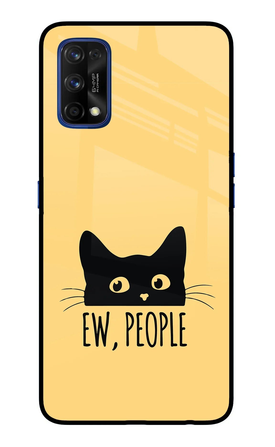 Ew People Catitude Realme 7 Pro Glass Case