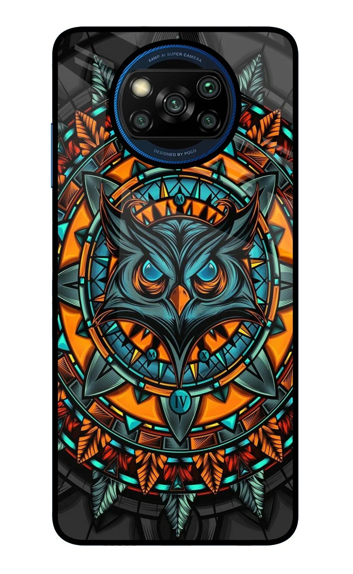 Angry Owl Art Poco X3/X3 Pro Back Cover