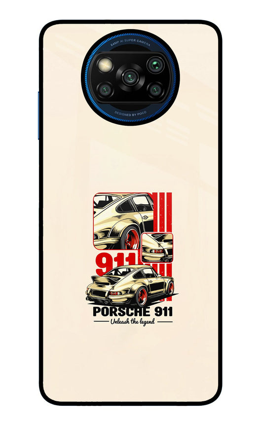 Classic Porsche 911 Poco X3/X3 Pro Glass Case