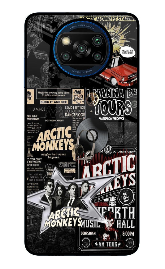 Arctic Monkeys Poco X3/X3 Pro Glass Case