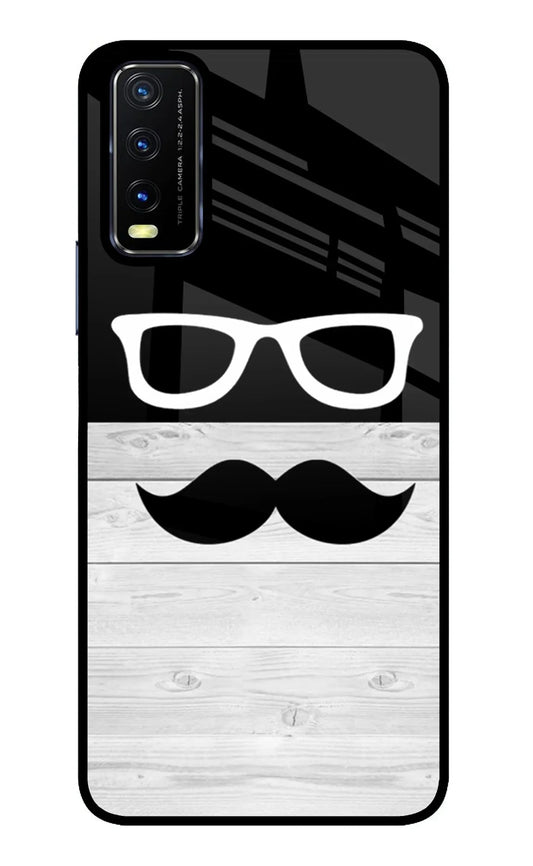 Mustache Vivo Y20/Y20i Glass Case