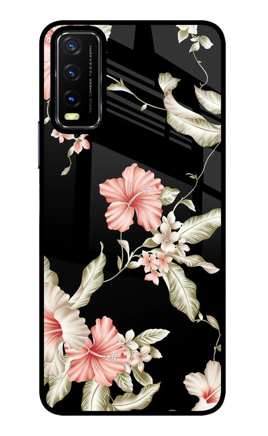 Flowers Vivo Y20/Y20i Back Cover