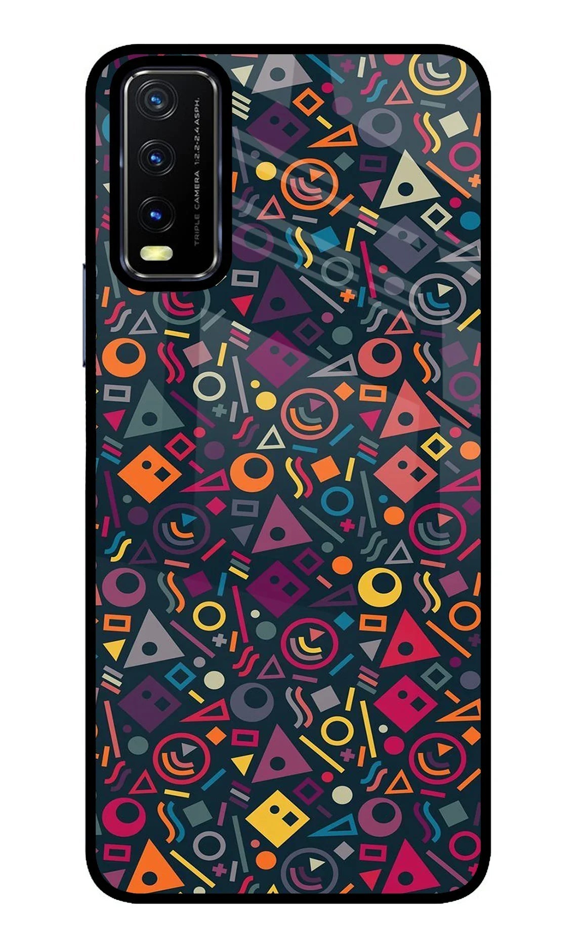 Geometric Abstract Vivo Y20/Y20i Back Cover