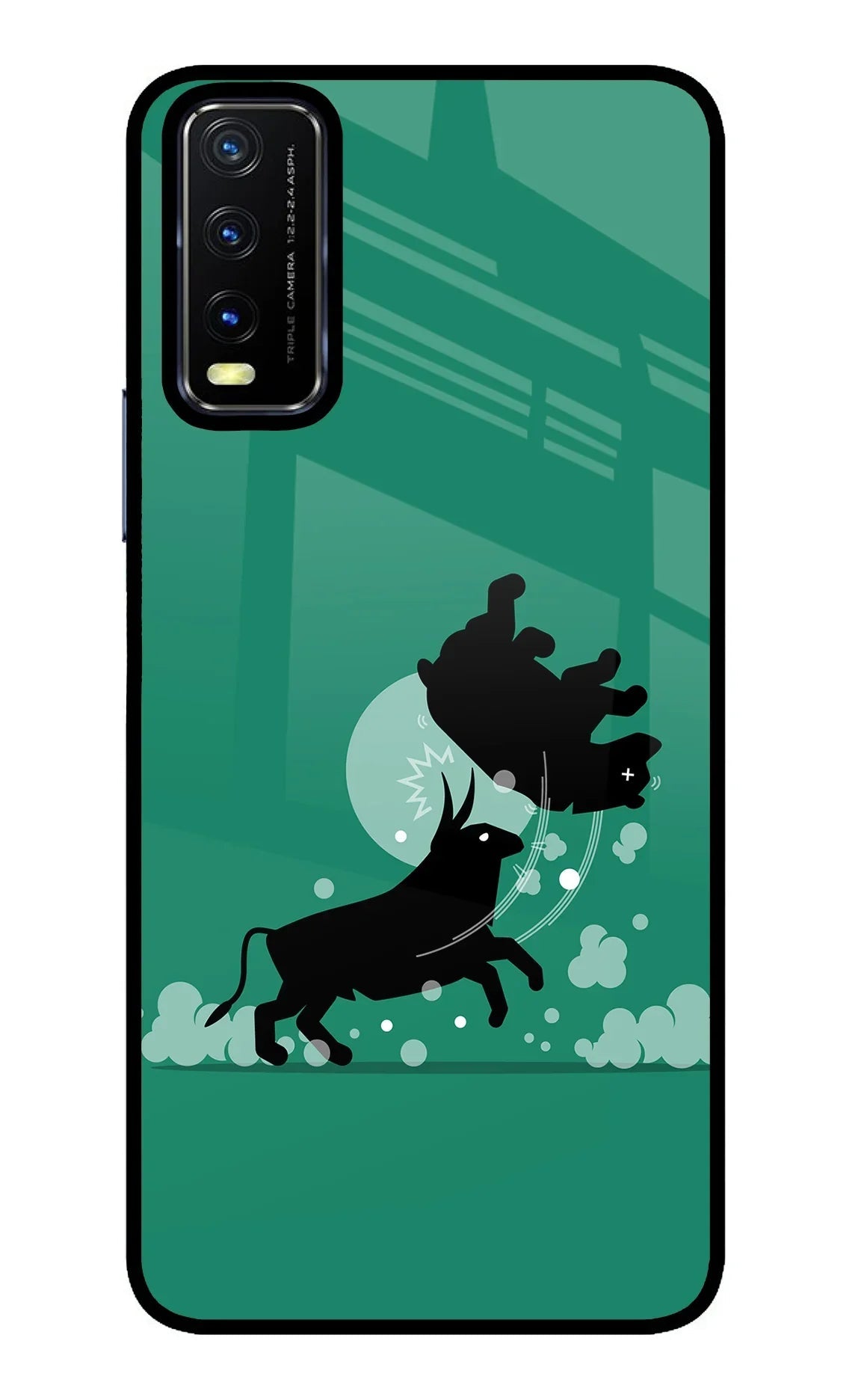 Bull Conqueror Vivo Y20/Y20i Glass Case