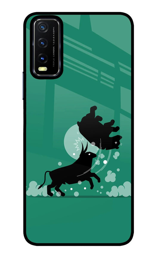 Bull Conqueror Vivo Y20/Y20i Glass Case