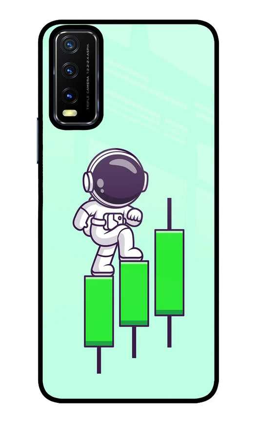 Astronaut Trader Vivo Y20/Y20i Glass Case