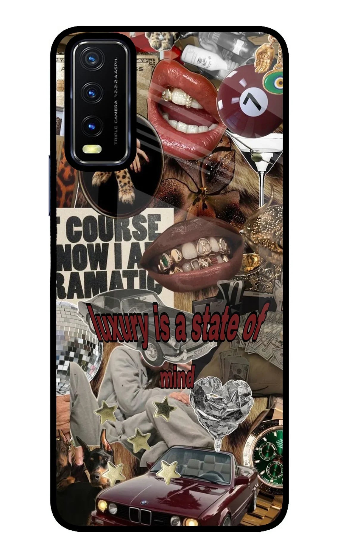 Luxury Vivo Y20/Y20i Glass Case