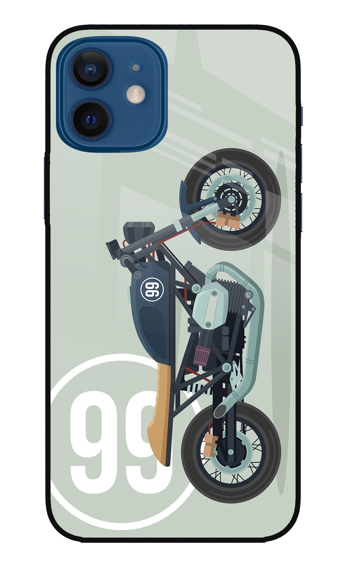 Classic Cafe Racer 99 iPhone 12 Back Cover