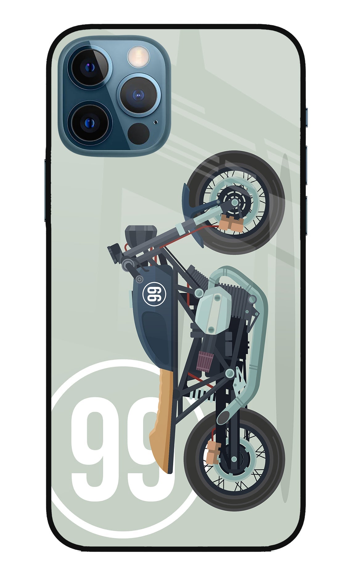 Classic Cafe Racer 99 iPhone 12 Pro Back Cover