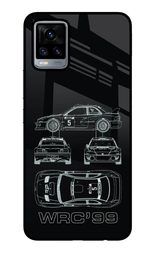 WRC'99 Vivo V20 Glass Case