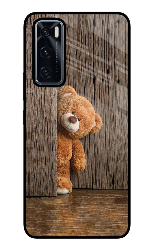 Teddy Wooden Vivo V20 SE Back Cover