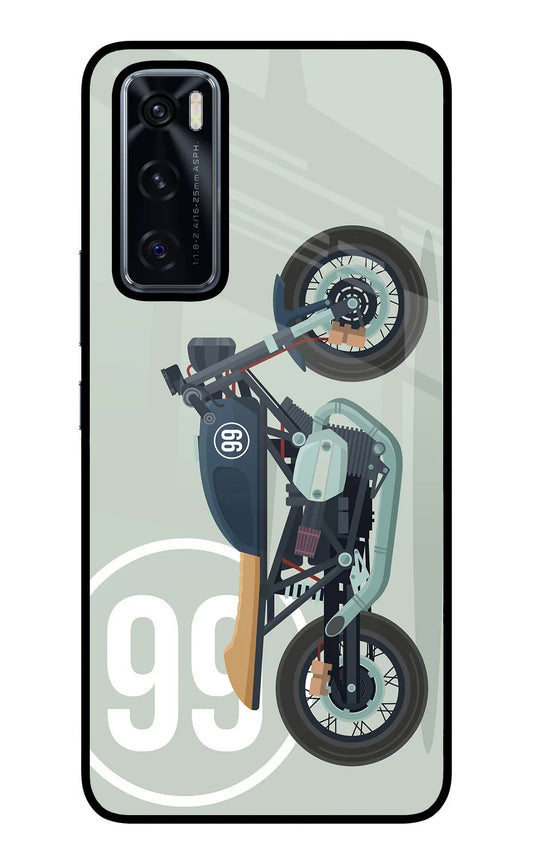 Classic Cafe Racer 99 Vivo V20 SE Glass Case