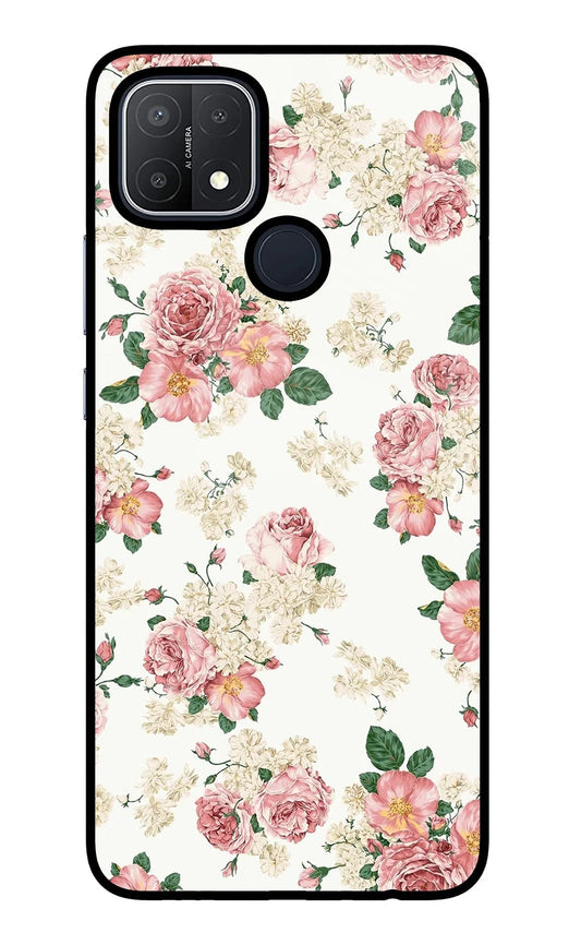 Flowers Oppo A15/A15s Back Cover