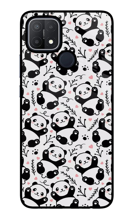 Cute Panda Oppo A15/A15s Back Cover