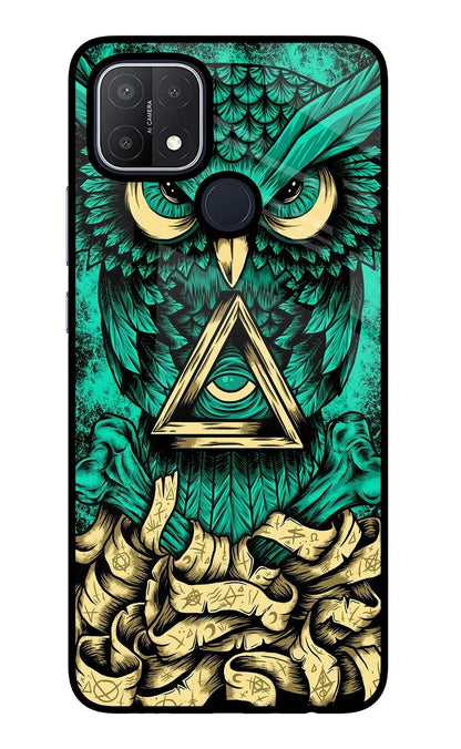 Green Owl Oppo A15/A15s Back Cover