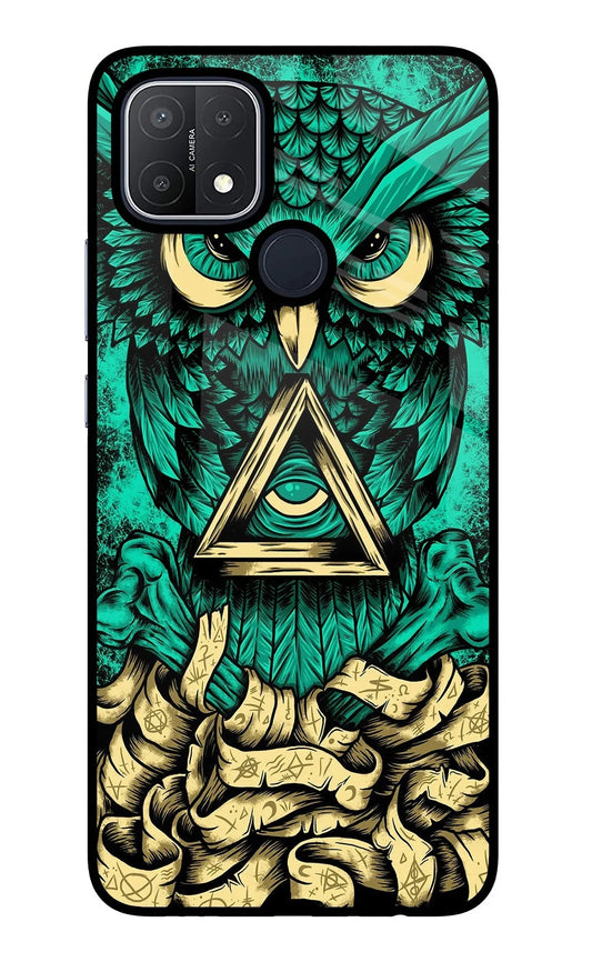 Green Owl Oppo A15/A15s Back Cover