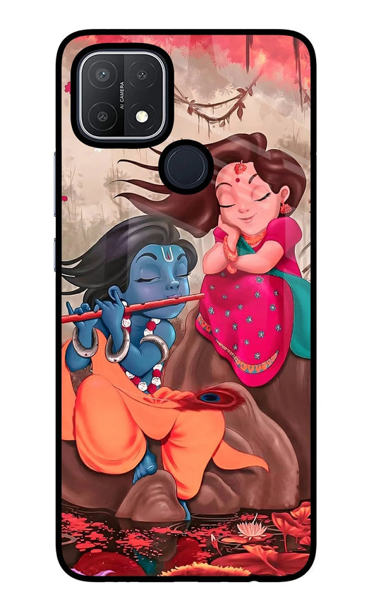 Radhe Krishna Oppo A15/A15s Back Cover