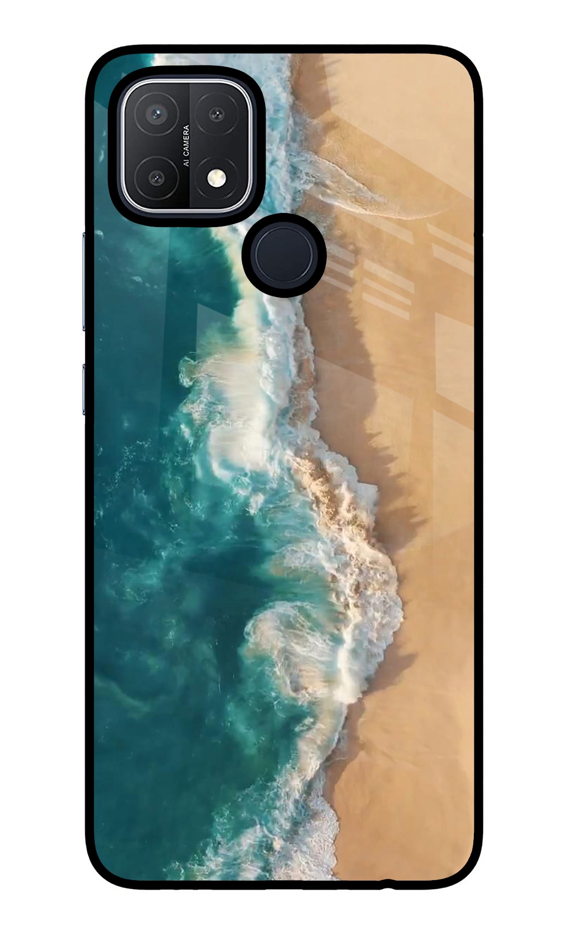 Ocean Beach Oppo A15/A15s Glass Case